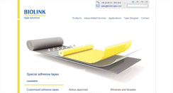 Desktop Screenshot of biolinktapes.co.uk