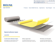 Tablet Screenshot of biolinktapes.co.uk